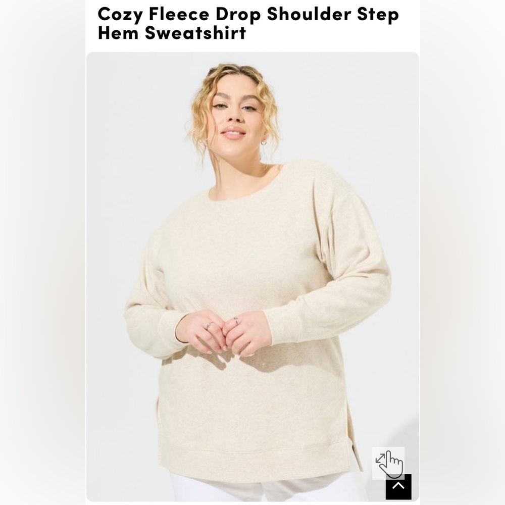 Torrid Fleece Sweatshirt - Plus Size 3x